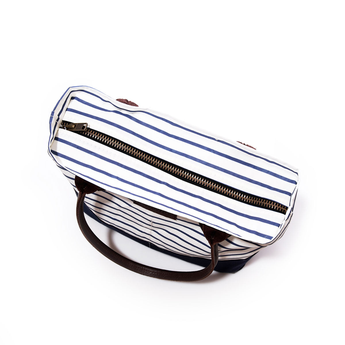 Navy Mariner Stripe Chebeague Handbag – Sea Bags