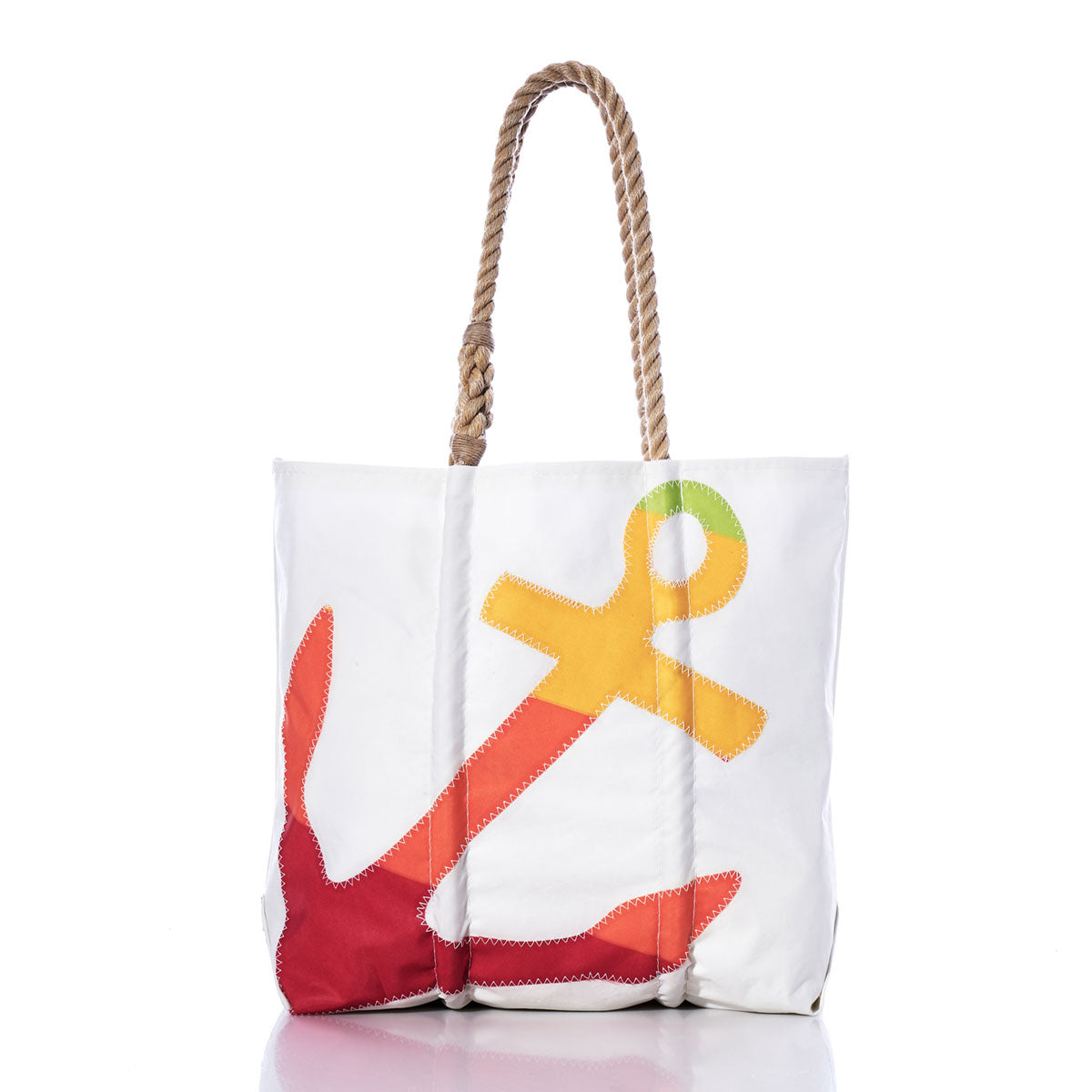 Rainbow Anchor Medium Tote Red/Orange