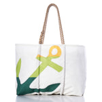 Rainbow Anchor Large Tote Yellow/Green