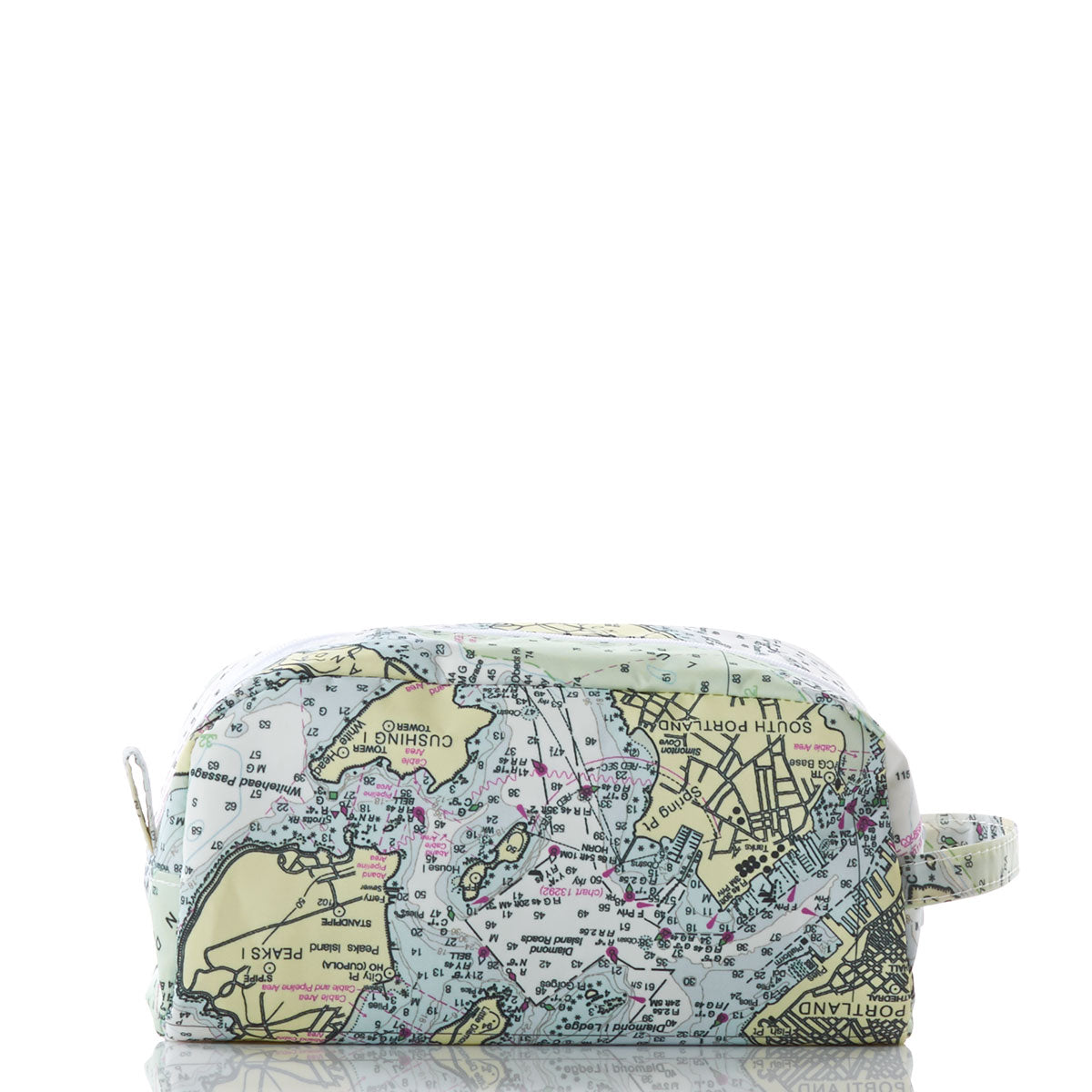 Casco Bay Nautical Chart Toiletry Bag Alternate Image 1