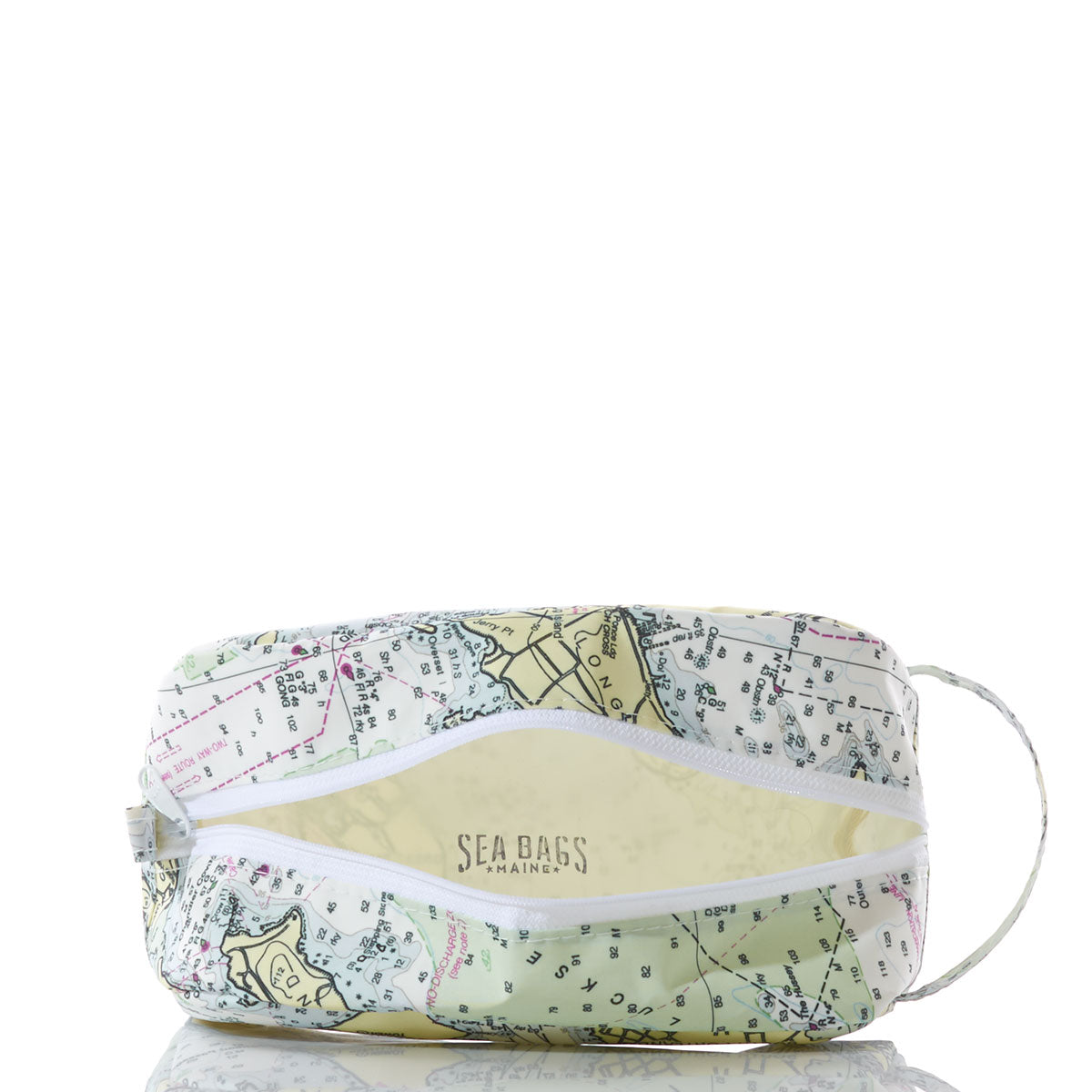 Casco Bay Nautical Chart Toiletry Bag Alternate Image 2