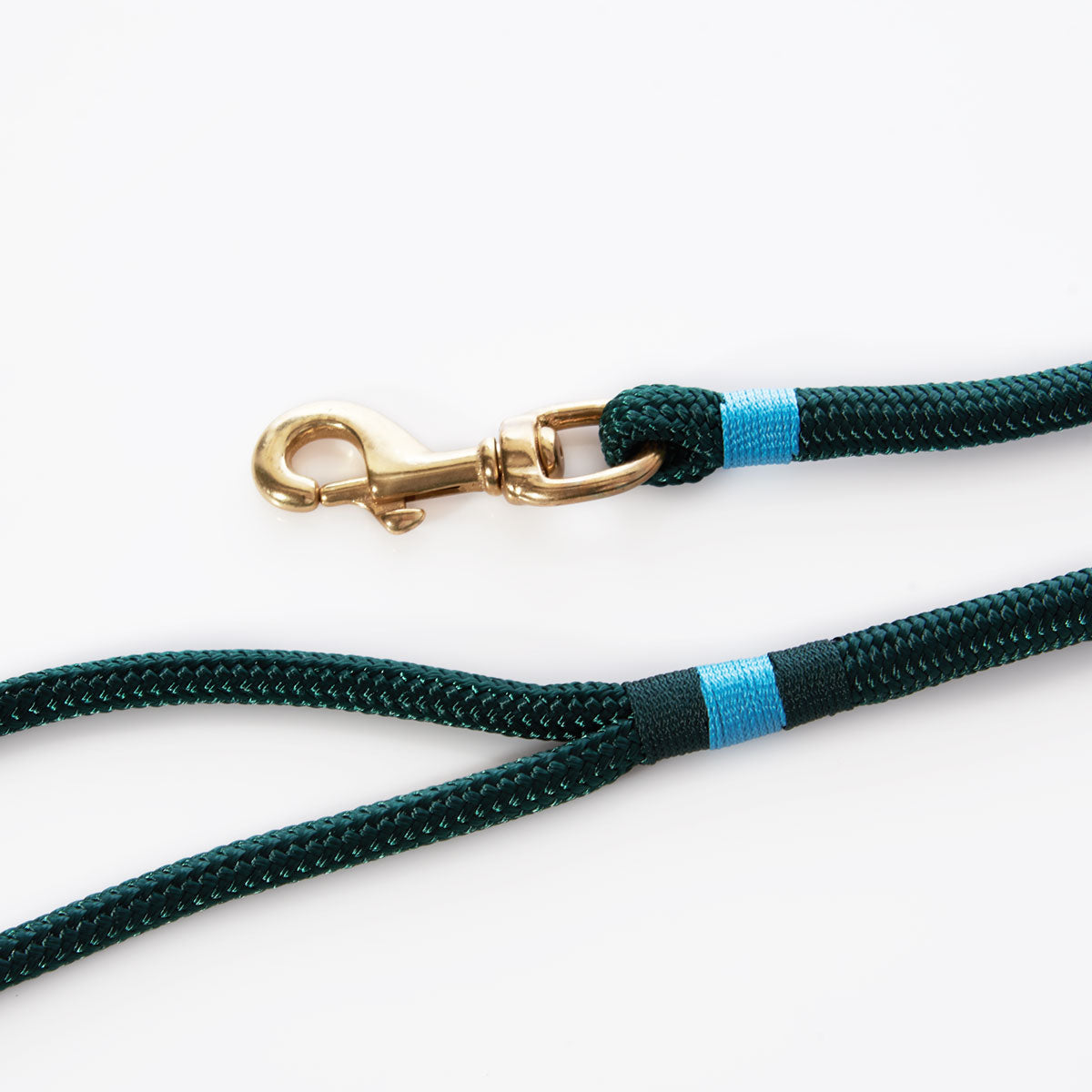 Maine Rope Dog Leash - Hunter Green Alternate Image 1