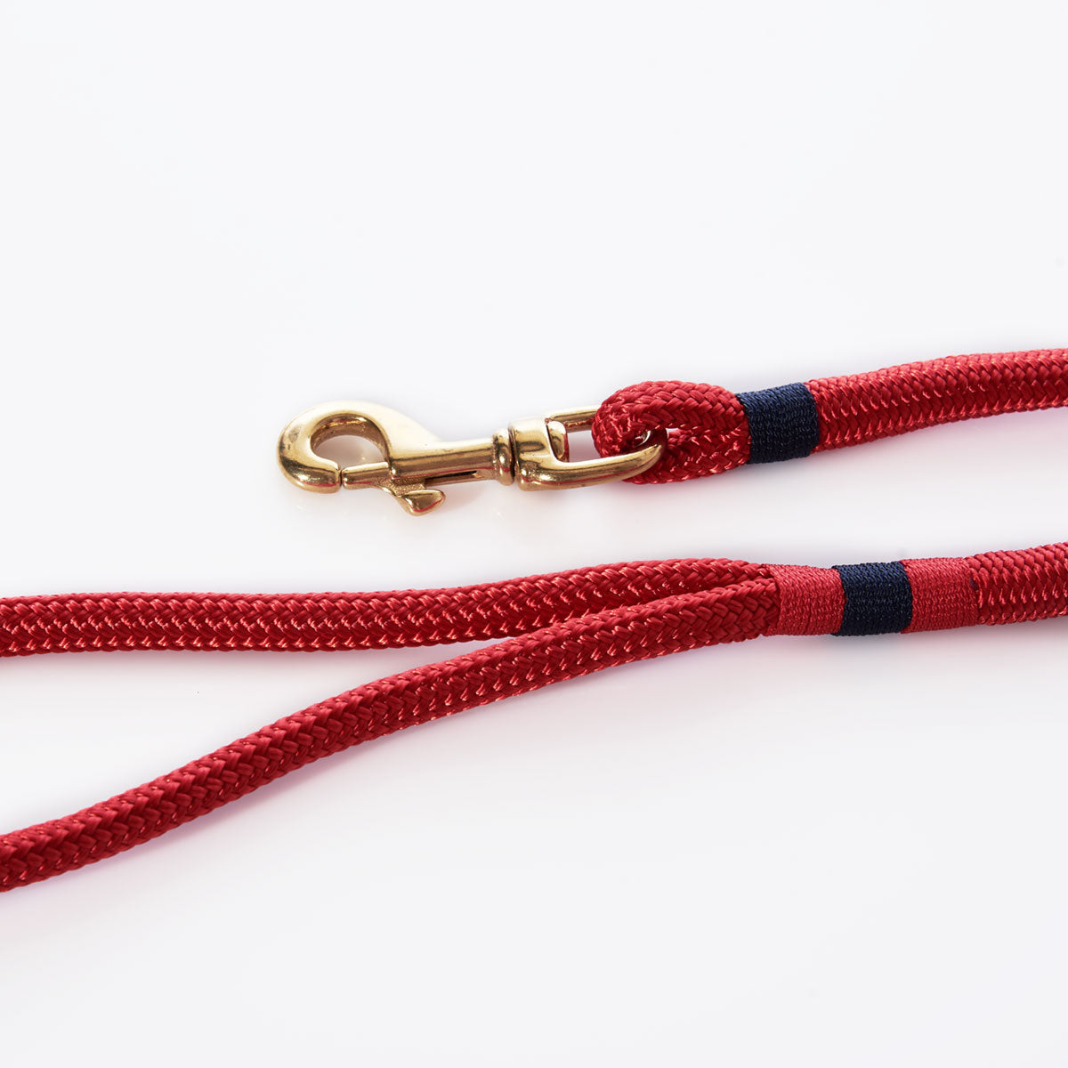 Maine Rope Dog Leash - Deep Red Alternate Image 1