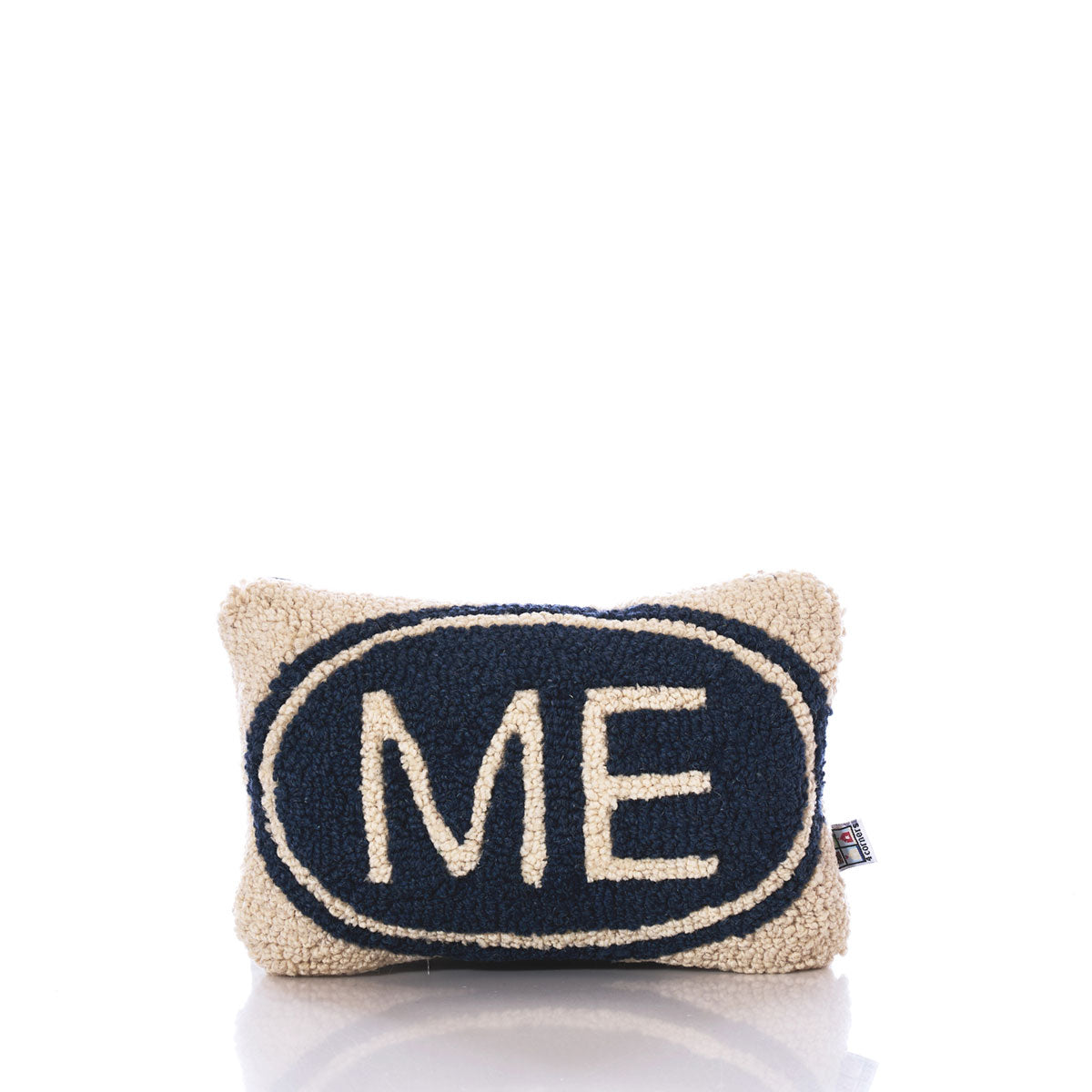 Wool Hand-hooked Maine Pillow