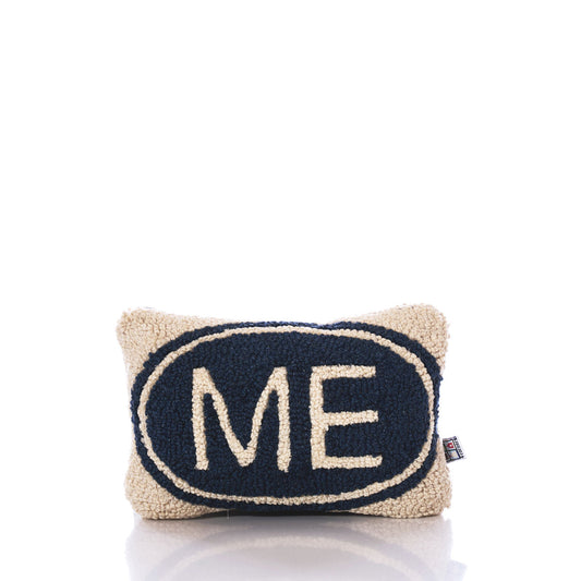 Wool Hand-hooked Maine Pillow