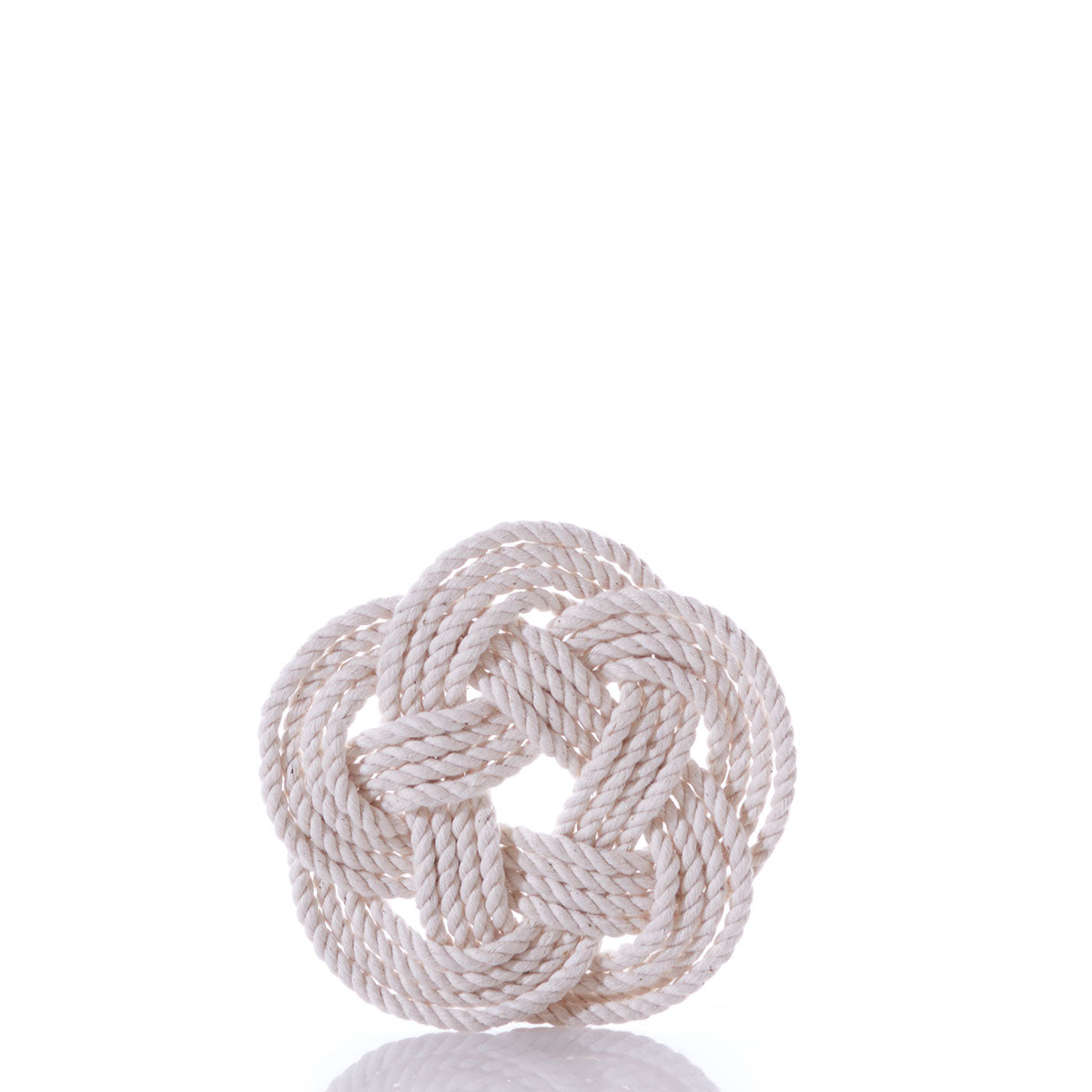 Nautical Sailor Knot Coasters-Natural