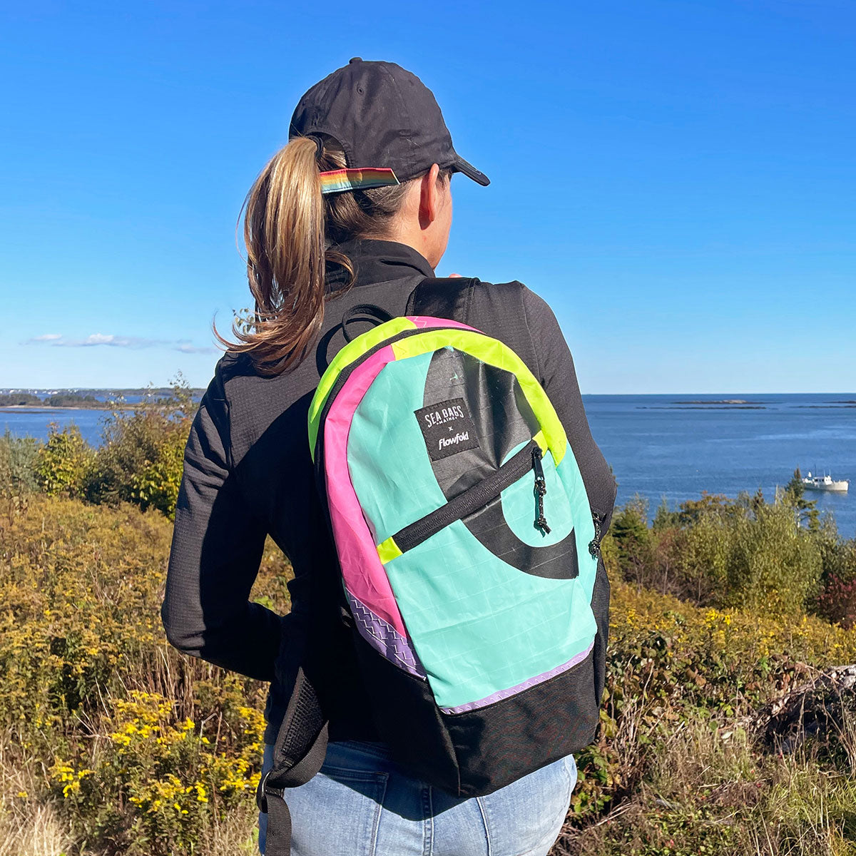 Vintage Crew Orange Insignia Backpack Alternate Image 5