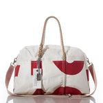 Vintage Red and White Weekender