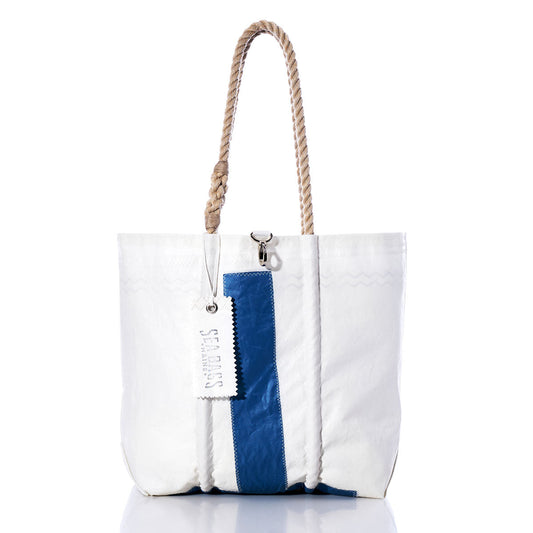 Vintage Blue T Medium Tote