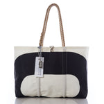 Vintage Black 01 Large Tote