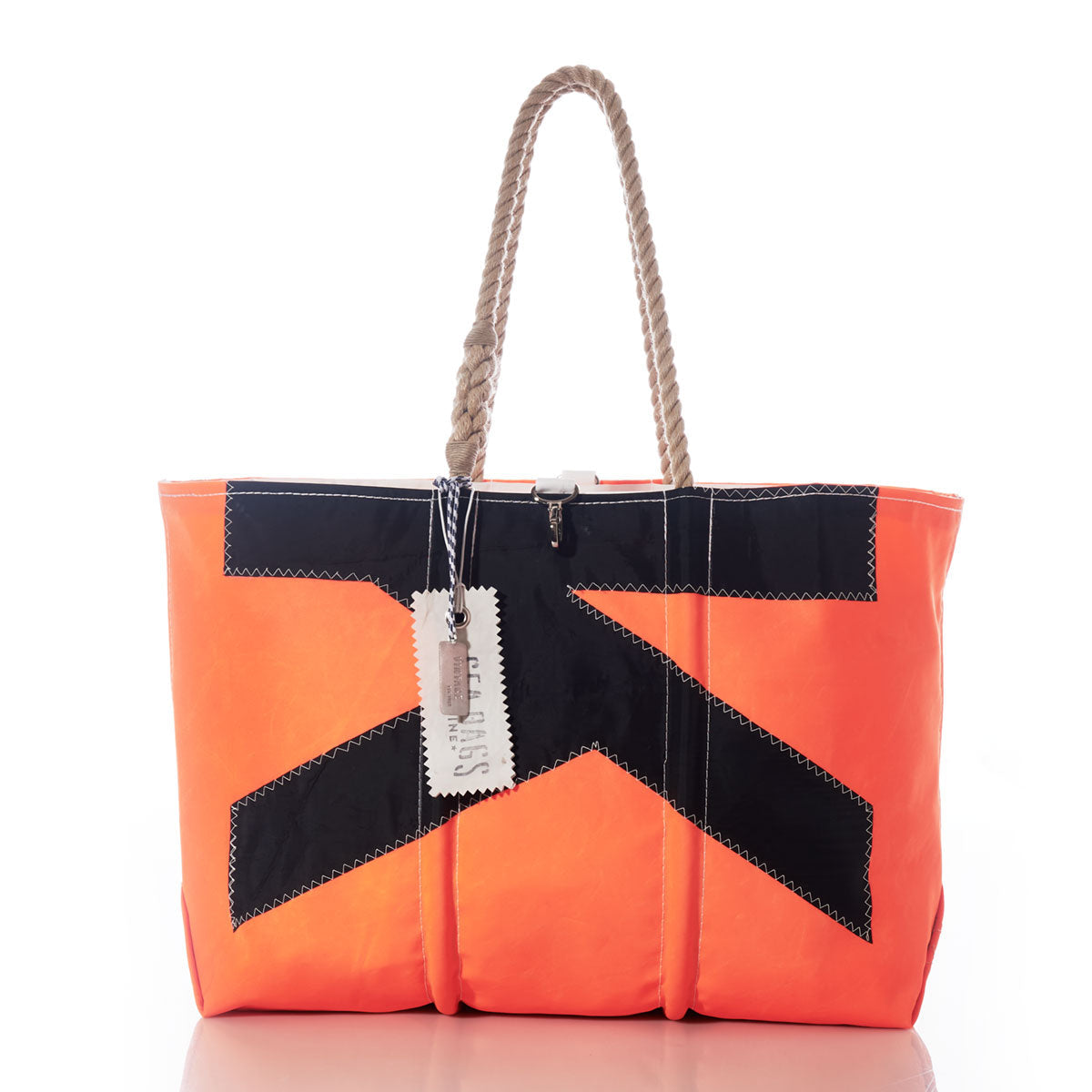 Vintage Black K Large Tote