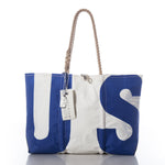 Vintage Blue US Large Tote