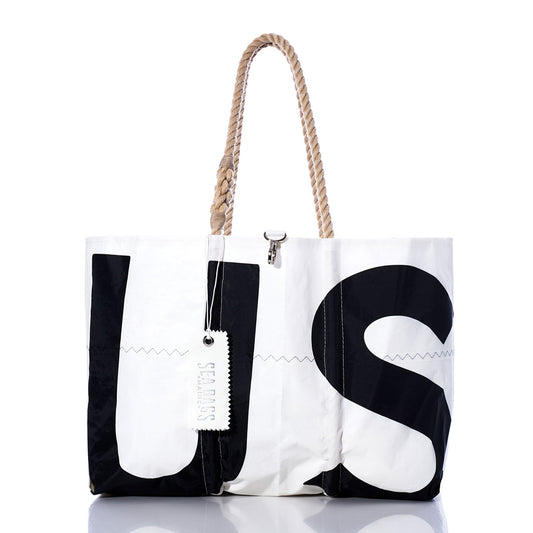 Vintage Black US Large Tote