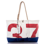 Vintage Red 37 Ogunquit Beach Tote