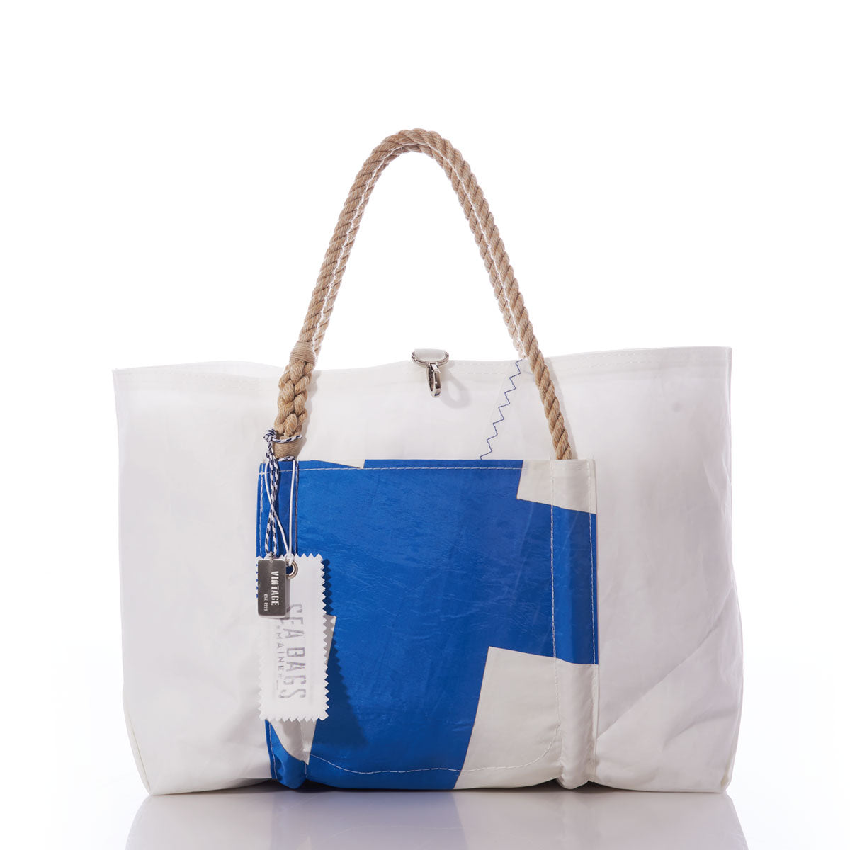 Vintage Blue Big 4 Wharf Tote