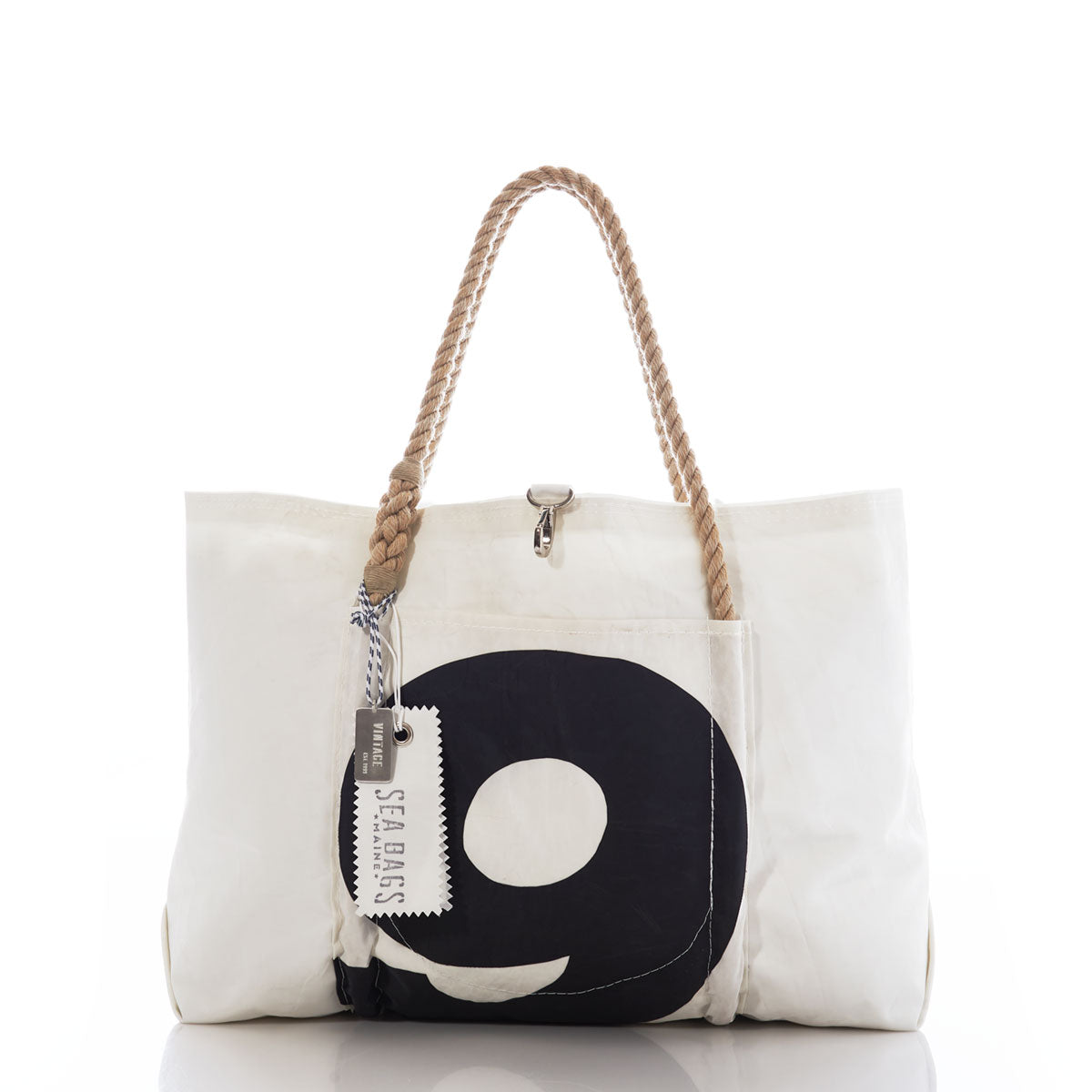 Vintage Black 9 Wharf Tote