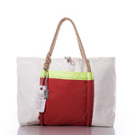 Vintage Red and Yellow Wharf Tote