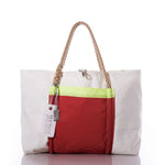 Vintage Red and Yellow Wharf Tote