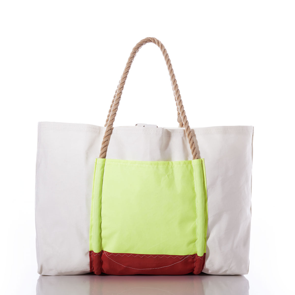 Vintage Red and Yellow Wharf Tote Alternate View