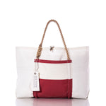 Vintage Red Stripe Wharf Tote
