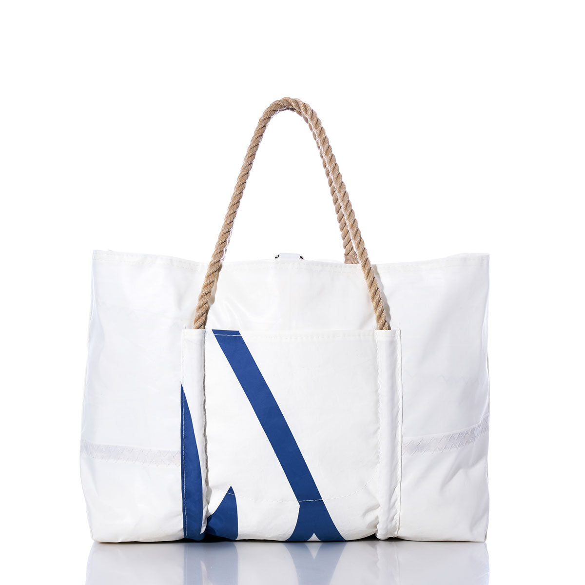 Vintage Coastal Mountain Wharf Tote Alternate View