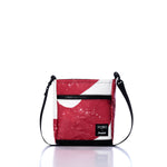 Vintage Red and White Small Voyager Crew Crossbody