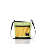Vintage Neon Green and Yellow Small Voyager Crew Crossbody