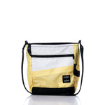 Vintage Yellow and White Medium Voyager Crew Crossbody