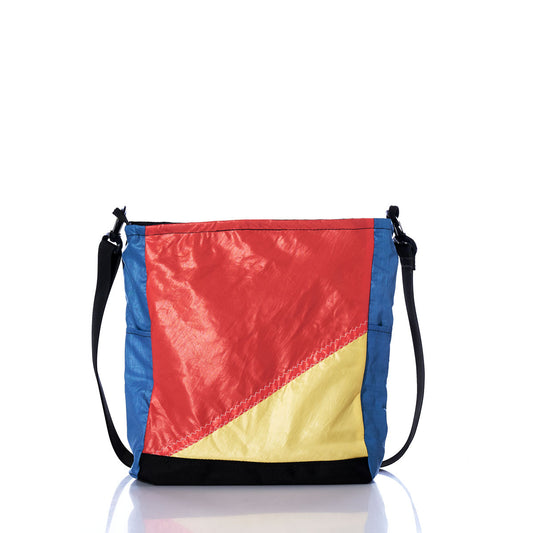 Vintage Orange and Blue Medium Voyager Crew Crossbody Alternate Image 1