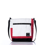 Vintage Red and White Medium Voyager Crew Crossbody