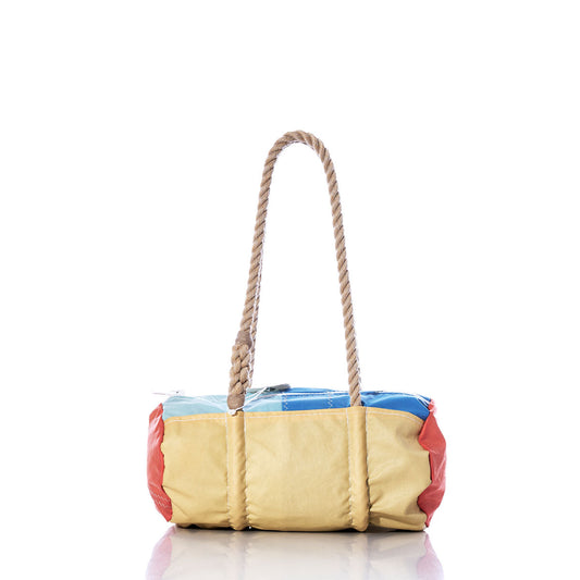 Vintage Yellow Multicolor Baguette Bag
