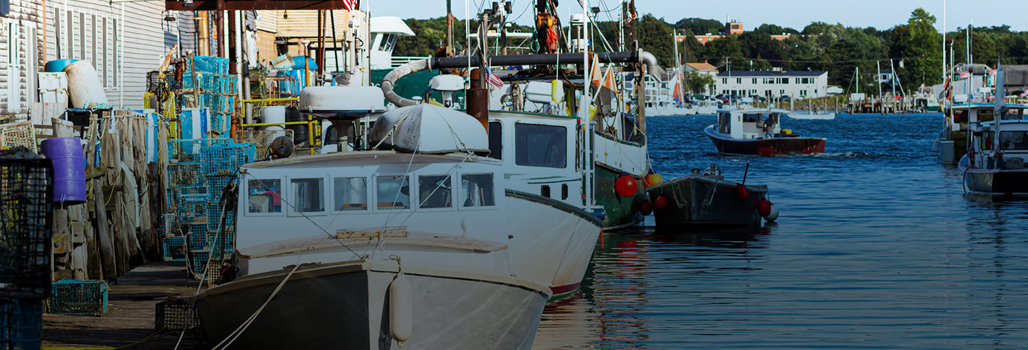 Custom House Wharf in Portland Maine