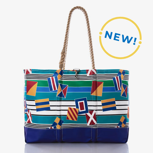 New Signal Flags Ogunquit Beach Tote