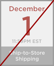 Ship-to-Store Shipping Cutoff December 1