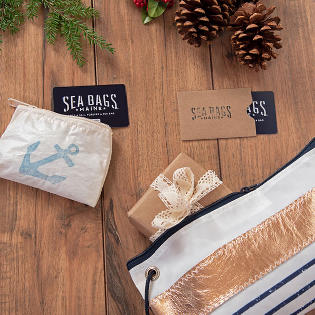 Sea Bags gift card gifted in a wristlet