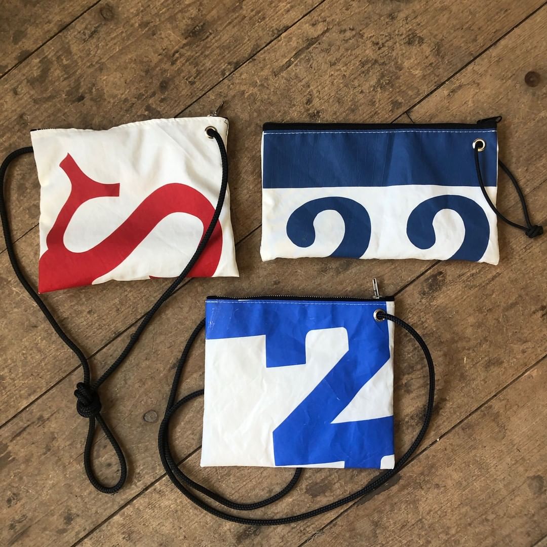 Sea Bags Vintage Insignia Accessories handcrafted from recycled sail cloth