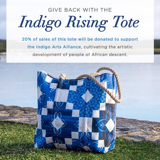 Give Back with the Indigo Rising Tote - Shop Now