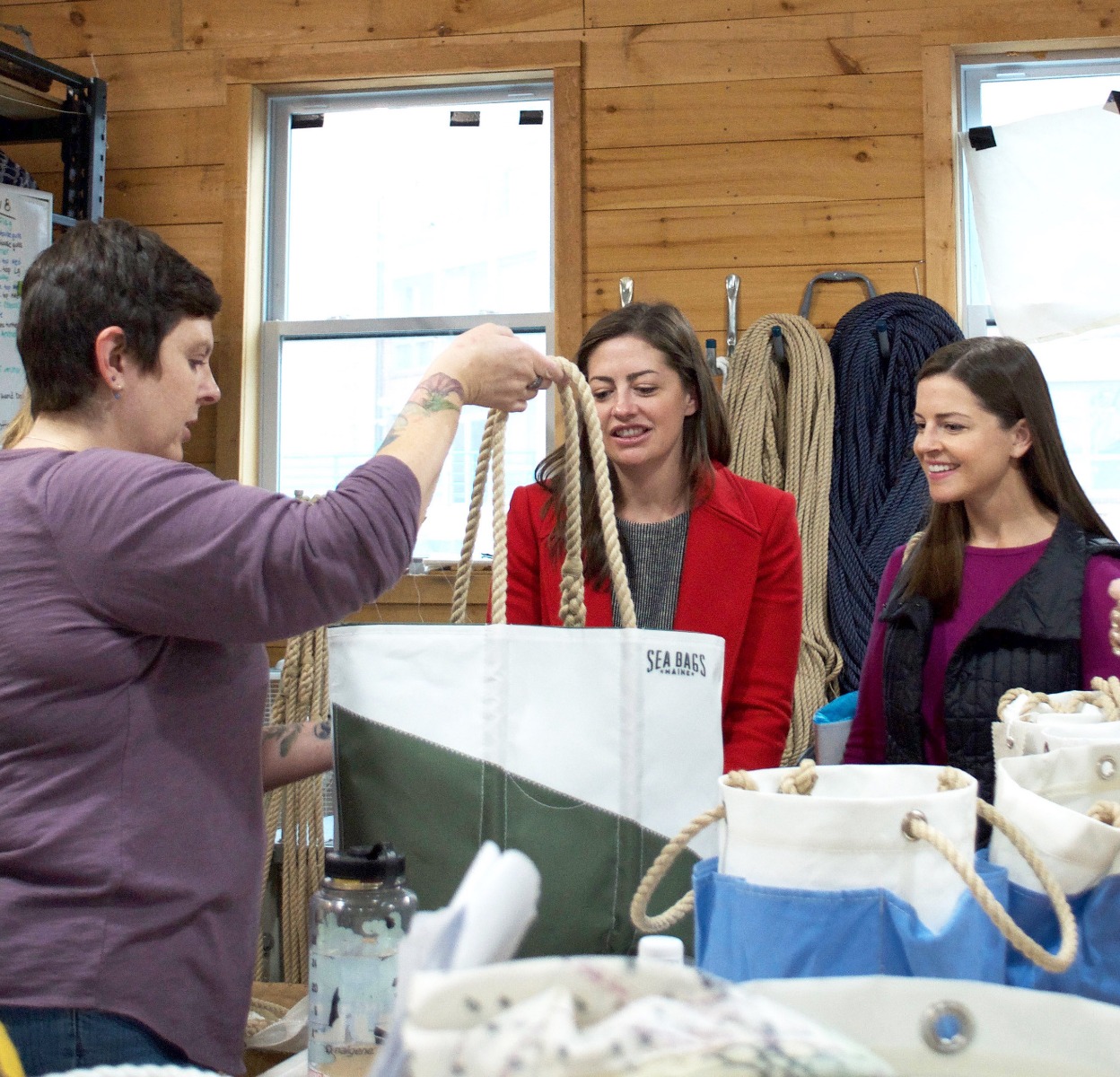 Each Sea Bags Tote must pay quality control before it is shipped out