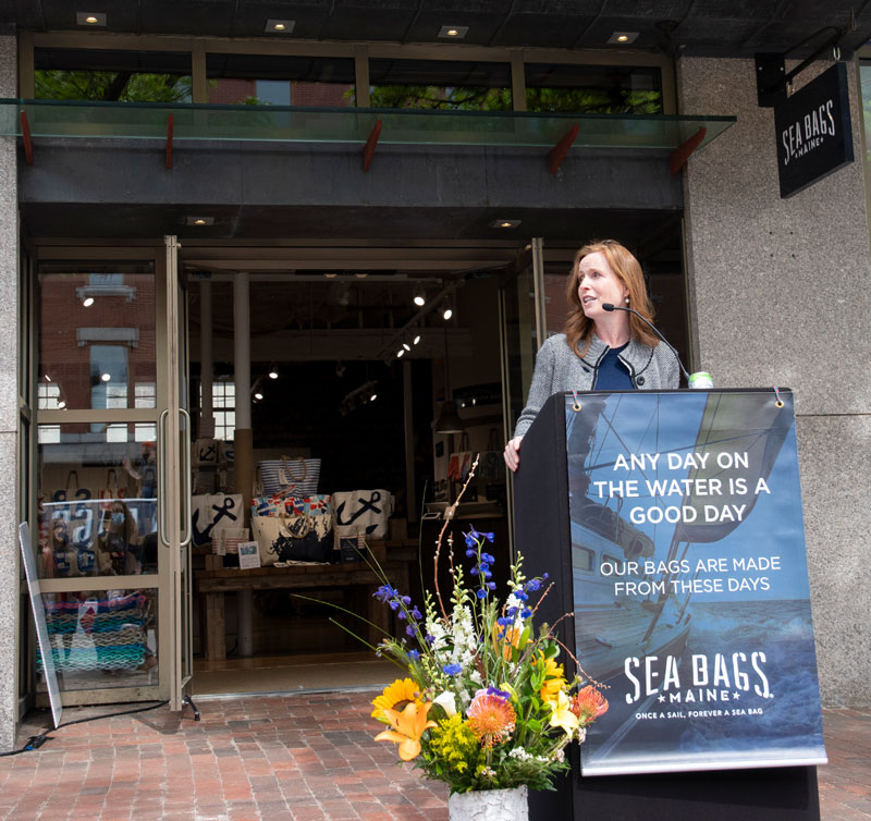 Mayor Kate Snyder during our Grand Opening Ceremony