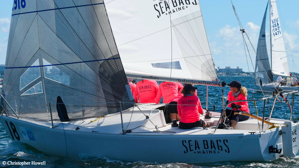 Sea Bags Womens Sailing Team in Miami