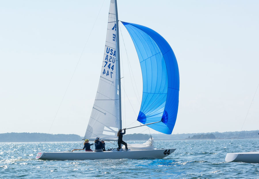 Etchells Sailboat Downwind