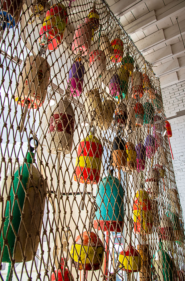 Reclaimed Buoy and Nets