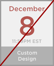 Custom Shipping Cutoff December 9