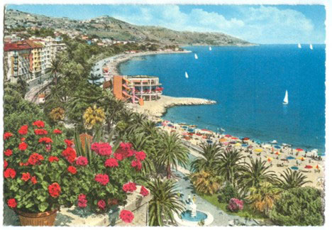 Postcard of the Italian Riviera