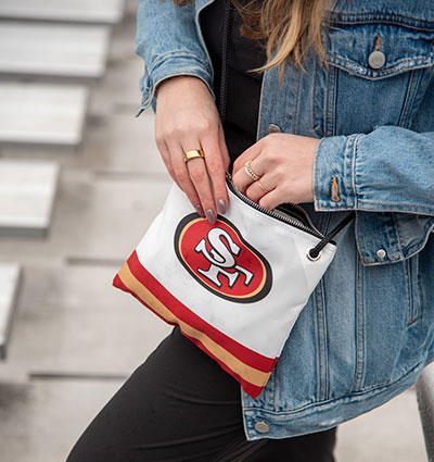 Sea Bags San Francisco 49ers Slim Crossbody Bag