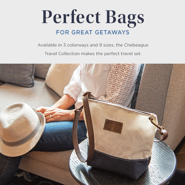 Perfect Bags for Great Getaways - Shop Checbeague Travel Collection