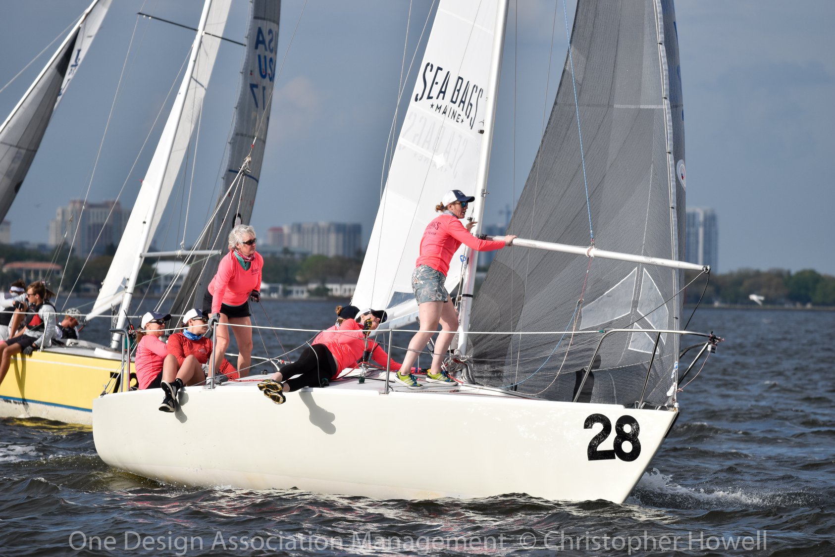 Sea Bags Women's Sailing Team in Action