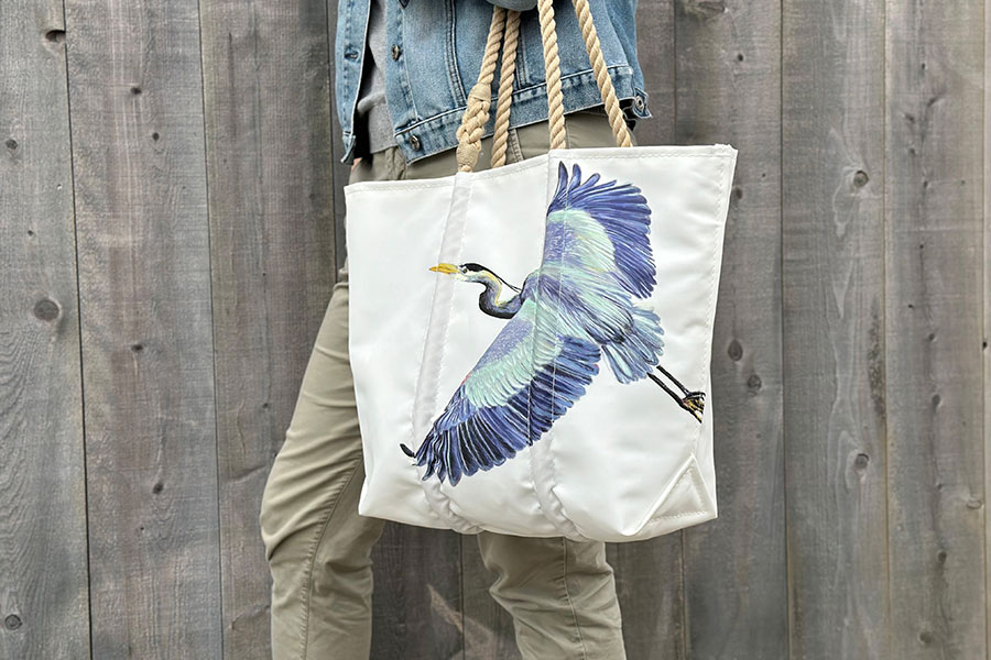 Sea Bags Great Blue Heron Tote