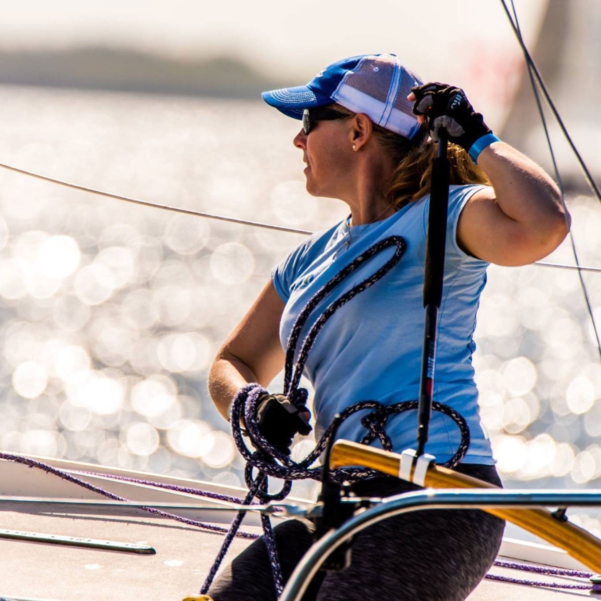 Erica Beck Spencer photo sailing