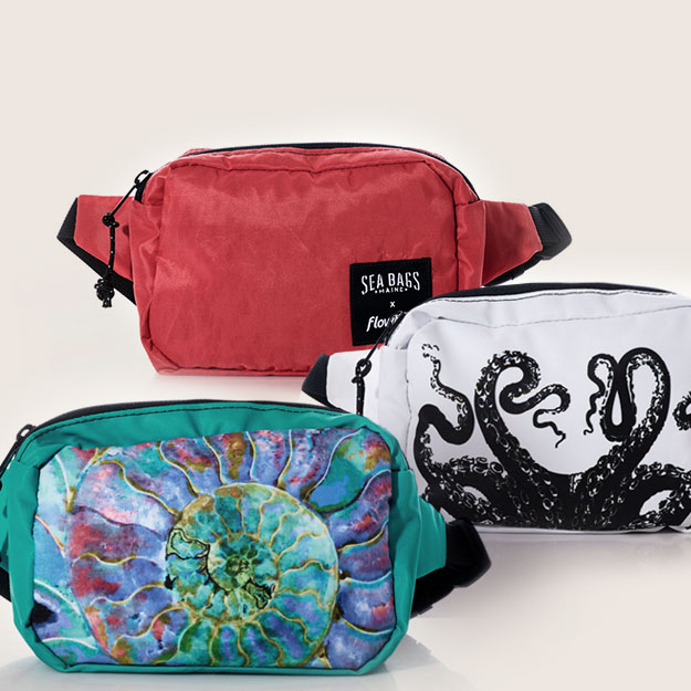 Nautilus and Octopus Belt Bags